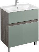 Тумба под раковину Aquaton Форест 75 1A278301FR9C0 Дуб рошелье Сумеречный голубой