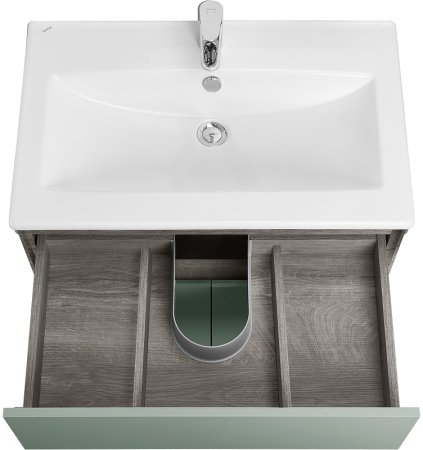 Тумба под раковину Aquaton Форест 75 1A278301FR9C0 Дуб рошелье Сумеречный голубой 