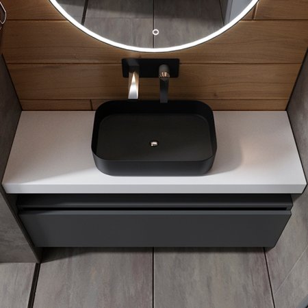 Столешница под раковину Boheme Armadi Art Flat 120 869-120 Белая 