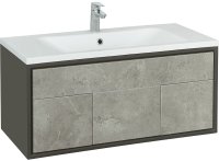 Тумба под раковину Aquaton Уэльс 80 1A267901WA6A0 подвесная Авеллино грей Антрацит