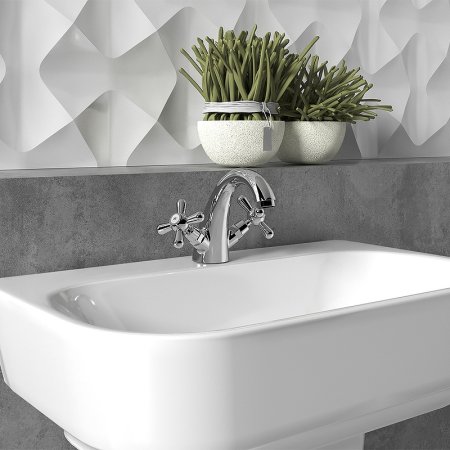 Смеситель для раковины Paini Liberty 17CR243KM Хром 