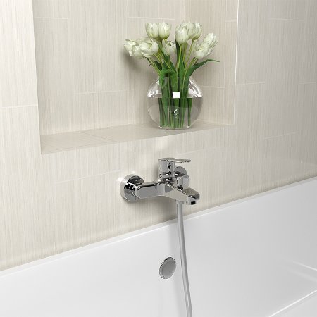 Смеситель для ванны Paini Unika 59CR111LMKM Хром 