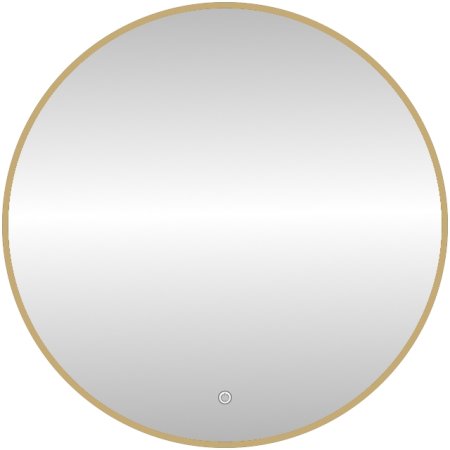 Зеркало с подсветкой LED Fixsen FX-1080G круглое 80х80 см, золотой сатин 