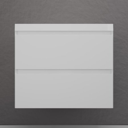 Тумба подвесная Style Line "Манхэттен 70" ЭМАЛЬ под ASTI 70 2 ящика PLUS белый матовый 