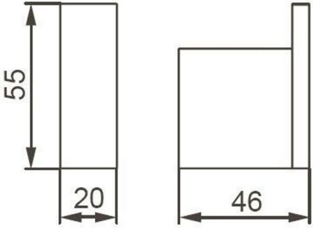 Крючок Aquanet 5682MB черный 