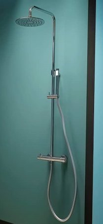 Душевая система Paffoni Mini Birillo ZCOL638KLIQCR с термостатом Хром 