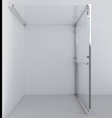 Душевой уголок Vincea Garda 130х80 VSR-1G8013CLB профиль Черный стекло прозрачное 