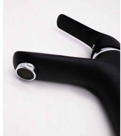 Смеситель для раковины GANZER THERESA GZ24011-С черный 