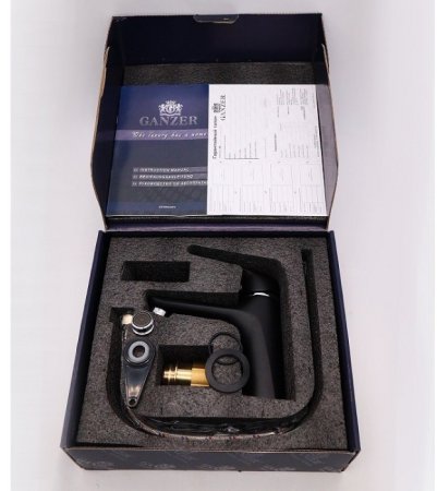 Смеситель для раковины GANZER THERESA GZ24011-С черный 