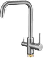 Смеситель для кухни с подключением фильтра Shevanik S228T, оружейная сталь