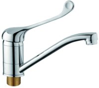 Смеситель для кухни с хирургической ручкой D-Lin D151427, хром