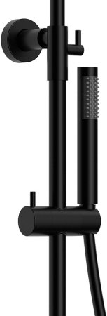 Душевая система Raiber Graceful RPB-007 с термостатом Черная матовая 