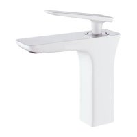 Смеситель для раковина Ganzer Serenity GZ51011F Белый / Хром