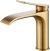 Смеситель для раковины Shevanik S4101G, золотой сатин 