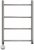 Электрический полотенцесушитель Point Афина PN04146E П4 400x600 левый/правый Хром 