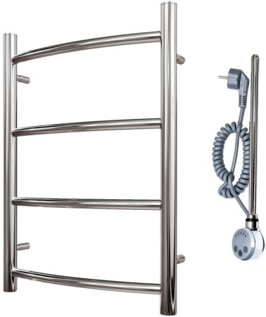 Электрический полотенцесушитель Point Афина PN04146E П4 400x600 левый/правый Хром 