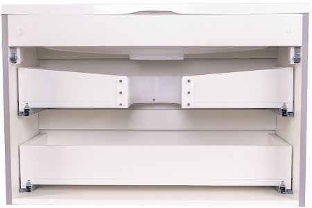 Тумба под раковину Style Line Бергамо 80 СС-00002323 подвесная Серая антискрейч 