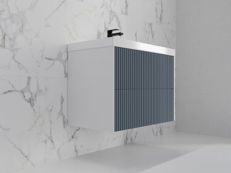 Тумба под раковину Style Line Стокгольм 70 ЛС-00002312 подвесная Графит софт 