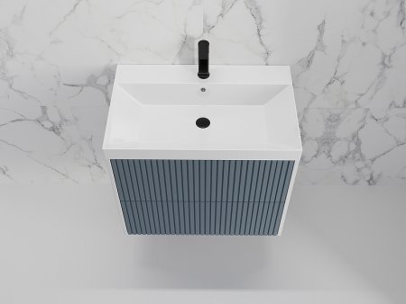 Тумба под раковину Style Line Стокгольм 70 ЛС-00002312 подвесная Графит софт 