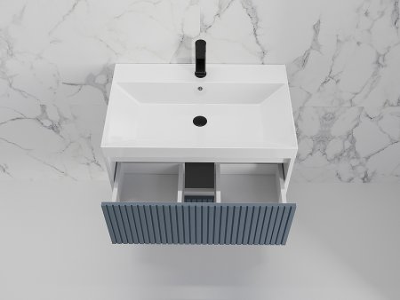 Тумба под раковину Style Line Стокгольм 70 ЛС-00002312 подвесная Графит софт 