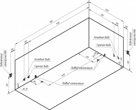 Акриловая ванна Radomir Конкорд 