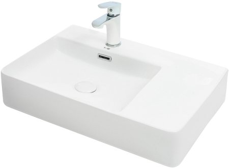 Раковина WeltWasser Elbach 2223 L 60 10000004573 Белый глянец 