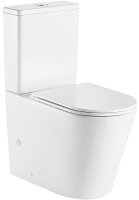 Унитаз компакт WeltWasser Salzbach 001 XL GL-WT 10000008266 Белый глянец с бачком и сиденьем Микролифт