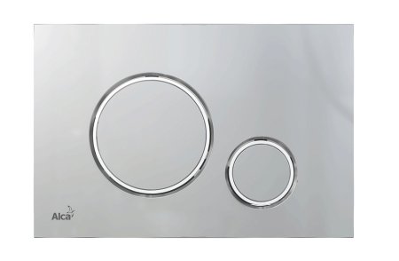 Кнопка смыва AlcaPlast THIN M772 хром матовый 