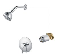 Смеситель для душа встраиваемый HAIBA HB80088 хром