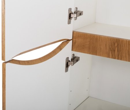 Шкаф пенал подвесной BelBagno FLY-MARINO-1500-2A-SC-RN-P-L 