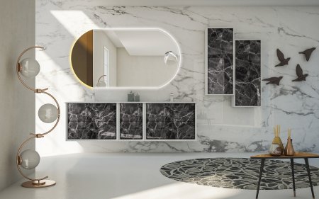 Зеркало Cezares 45030 c LED-подсветкой anti-fog 120х80 