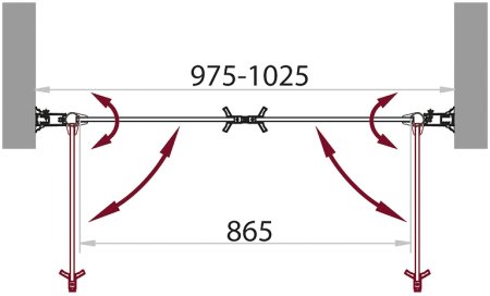 Душевая дверь BelBagno Sela 100 SELA-B-2-100-P-Cr профиль Хром стекло рифленое 