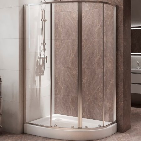 Душевой уголок BelBagno Due 120х80 DUE-RH-2-120/80-C-Cr профиль Хром стекло прозрачное 