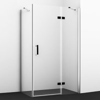 Душевой уголок WasserKRAFT Aller Black 10H06RB 120x80 см