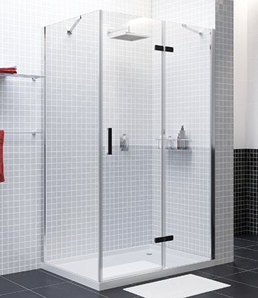 Душевой уголок WasserKRAFT Aller Black 10H06RB 120x80 см 