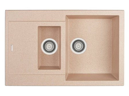Мойка для кухни каменная Longran Amanda AMG 78x50 Саббиа 