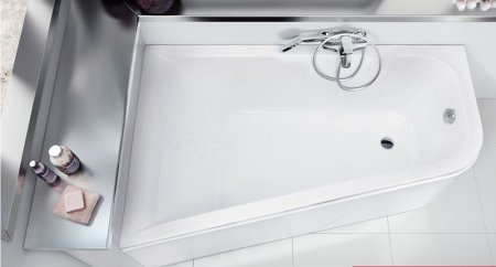 Акриловая ванна AM.PM Inspire 160x100x56 белая, в левый угол 