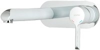 Смеситель для раковины Gappo G03-8 G1003-28 Белый Хром Смеситель для раковины Gappo G03-8 G1003-28 Белый Хром