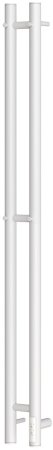 Полотенцесушитель электрический APEXTERMO Luna LN10111WM 1100x80 с крючками, белый матовый 