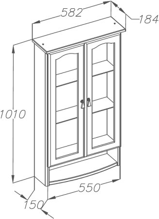 Подвесной шкаф Opadiris Риспекто 60 00-00006078 Белый матовый 