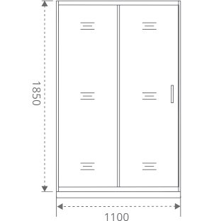 Душевая дверь в нишу Good Door Infinity WTW-110-C-CH 
