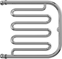 Водяной полотенцесушитель Terminus Фокстрот-Лиана 500x500 4620768880971 Хром