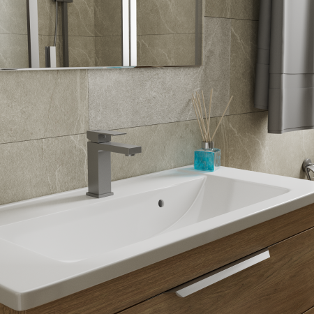 Смеситель для раковины DK серый графит Bayern.Liszt (DA1512106) 