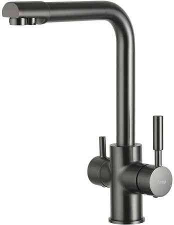 Смеситель для кухни Frap H52 F4352-9 Оружейная сталь 