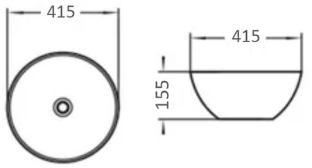 Раковина-чаша Comforty 41.5 00004150372 Белая 
