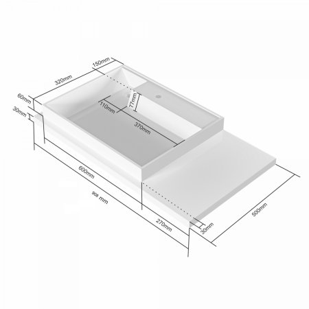 Раковина над стиральной машиной СаНта Юпитер 90 L 