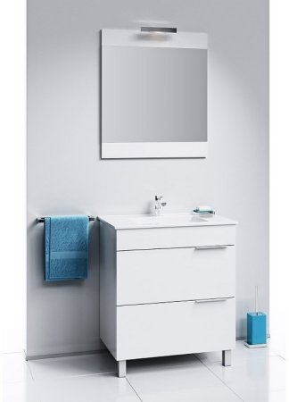 Тумба под раковину Aqwella Бриг 75 Br.01.07/2/W Белый 