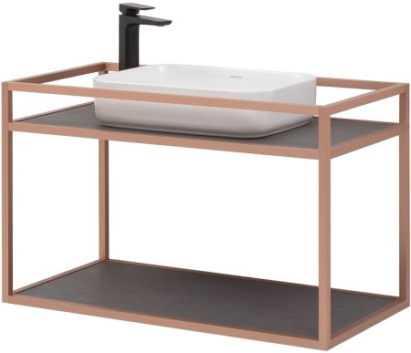 Консоль под раковину Allen Brau Liberty 90 1.33003.60 Медь браш 