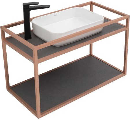 Консоль под раковину Allen Brau Liberty 90 1.33003.60 Медь браш 