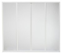 Шторка на ванну Bas Ахин, Мальта, Атланта, Нептун, Индика 4 ств., пластик